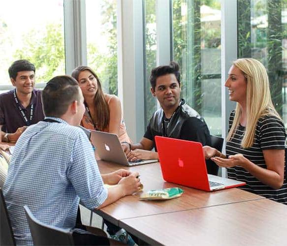 Discussions going on in a Group section